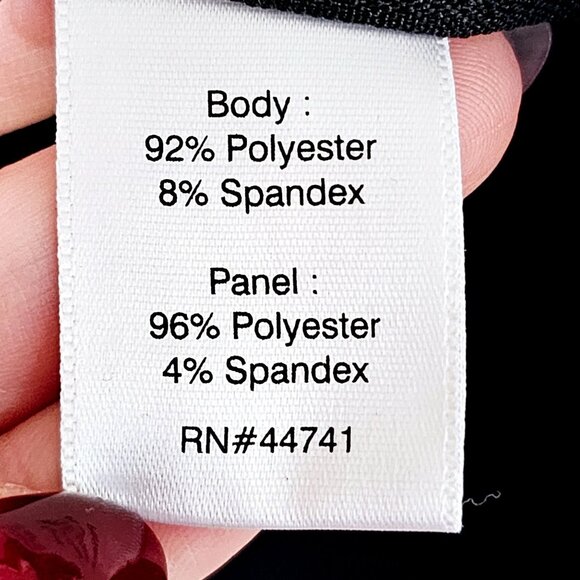 Aspire Womens Black Long Sleeve Sweatshirt M Zipper Pockets & Crew Neck~SW112.11 - Picture 6 of 7